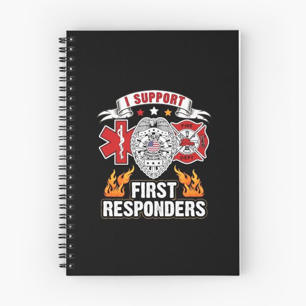 Item preview, I Support First Responders Police, Fire, EMS designed and sold by verdecuddly.