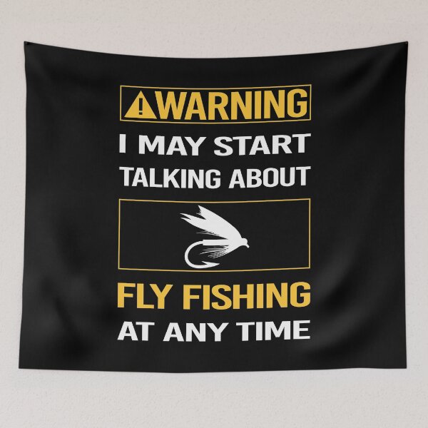 Item preview, Funny Warning Fly Fishing designed and sold by ArydeaNoriega.