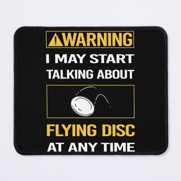Item preview, Funny Warning Flying Disc designed and sold by ArydeaNoriega.