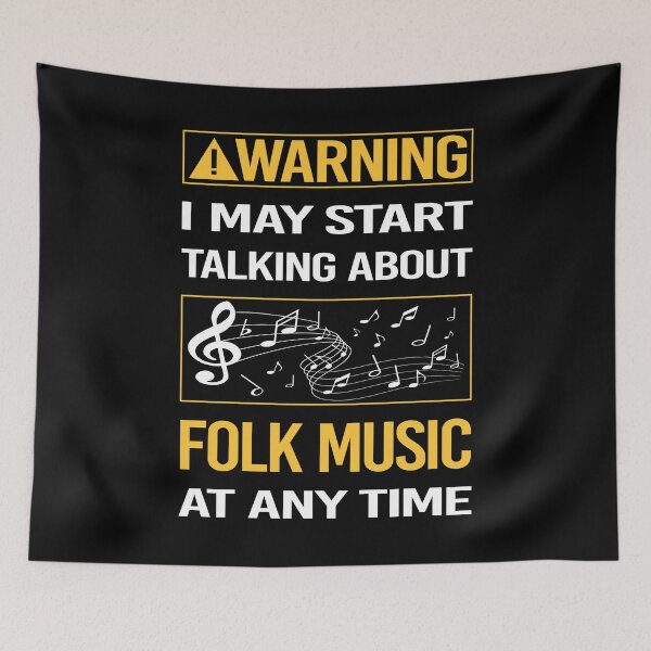 Item preview, Funny Warning Folk Music designed and sold by ArydeaNoriega.