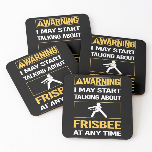 Item preview, Funny Warning Frisbee designed and sold by ArydeaNoriega.