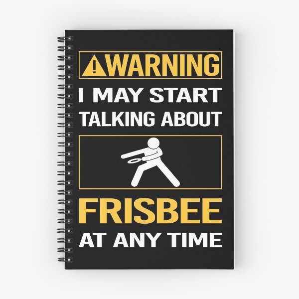 Item preview, Funny Warning Frisbee designed and sold by ArydeaNoriega.