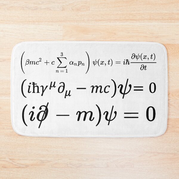 Item preview, Different writings of Dirac equation of relativistic quantum mechanics designed and sold by NoetherSym.