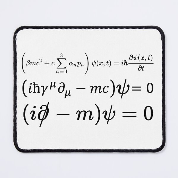 Item preview, Different writings of Dirac equation of relativistic quantum mechanics designed and sold by NoetherSym.