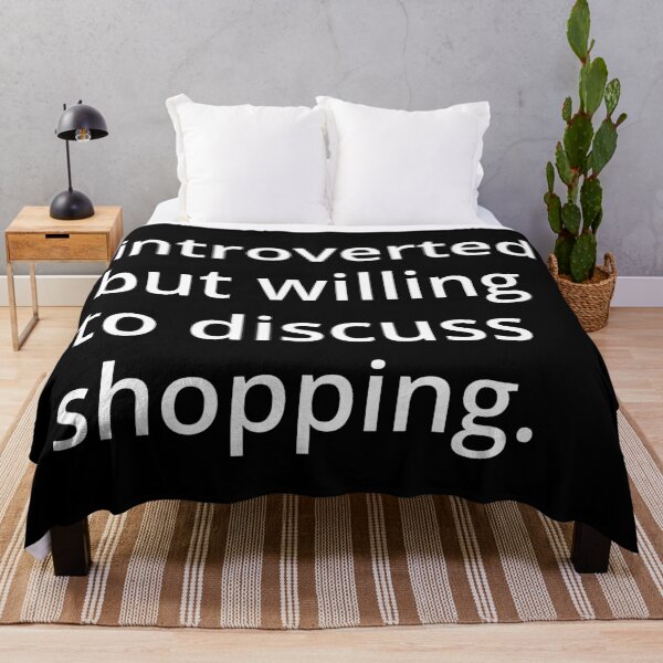 Item preview, introverted but willing to discuss shopping. designed and sold by MSA-42.