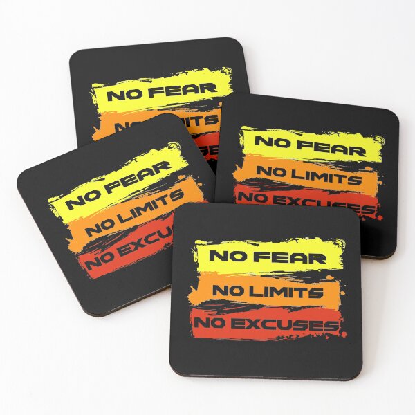 Item preview, No Fear No Limits No Excuses - Workout T-Shirt  designed and sold by Uday24.