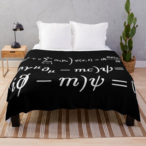 Item preview, Different writings of Dirac equation of relativistic quantum mechanics dark version designed and sold by NoetherSym.