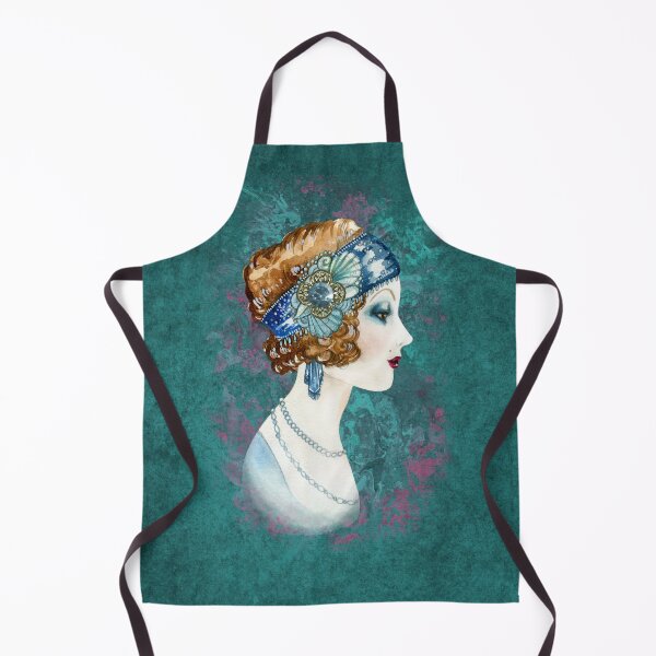 Item preview, Beautiful 1920's lady in profile designed and sold by Areashor.