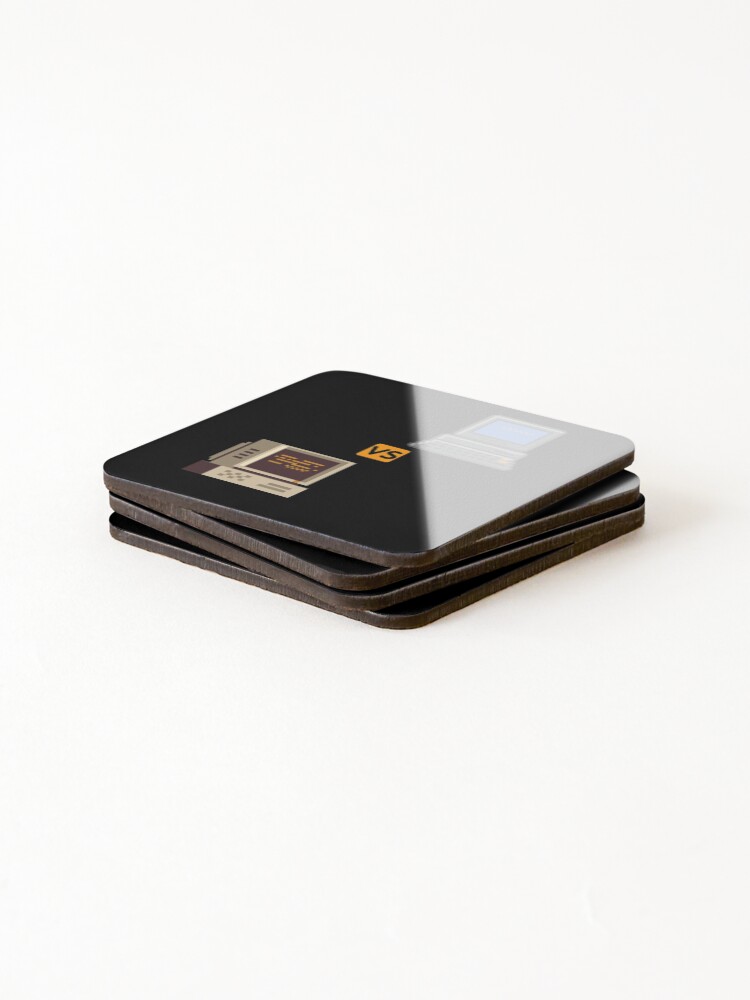 Thumbnail 4 of 5, Coasters (Set of 4), Computer Vs computer designed and sold by MIbrahim9.