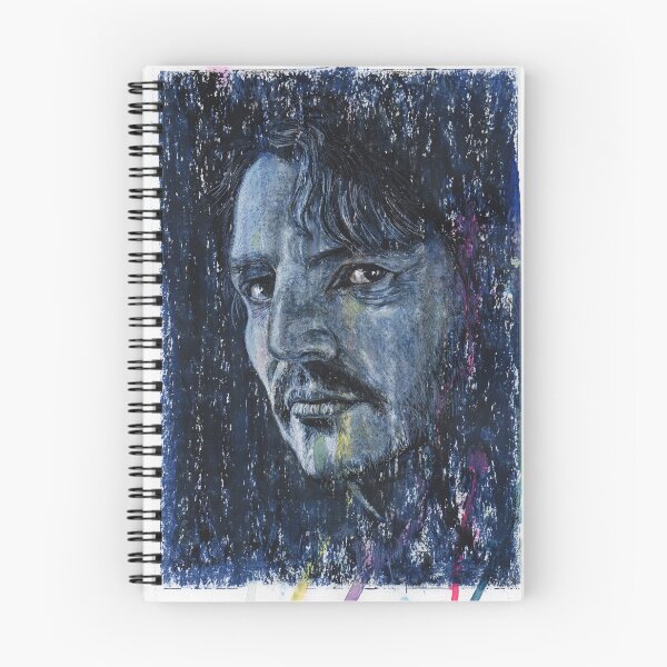Item preview, Pedro Pascal - Hand Drawn Oil and Ink Portrait designed and sold by HRHildebrand.