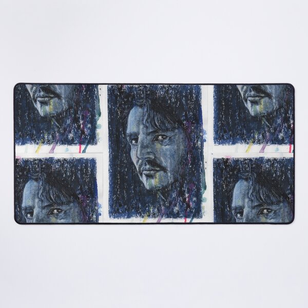 Item preview, Pedro Pascal - Hand Drawn Oil and Ink Portrait designed and sold by HRHildebrand.