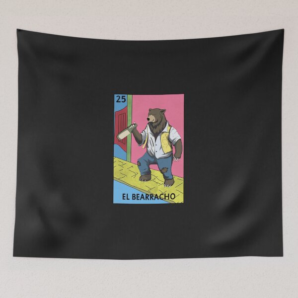 Item preview, EL BEARRACHO Sticker designed and sold by AndreBajora.