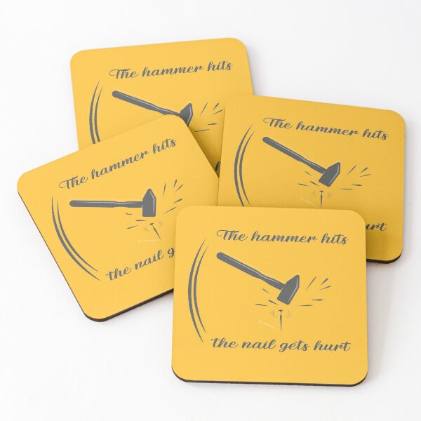 Item preview, The hammer hits, the nail gets hurt designed and sold by rachidkams.