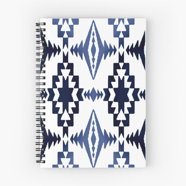 Item preview, Navy / Blue / White Gradient Native Print designed and sold by JMWCD.