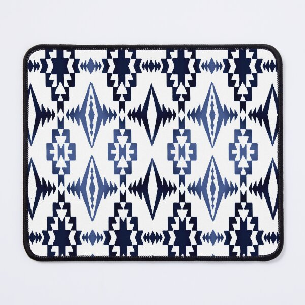 Item preview, Navy / Blue / White Gradient Native Print designed and sold by JMWCD.