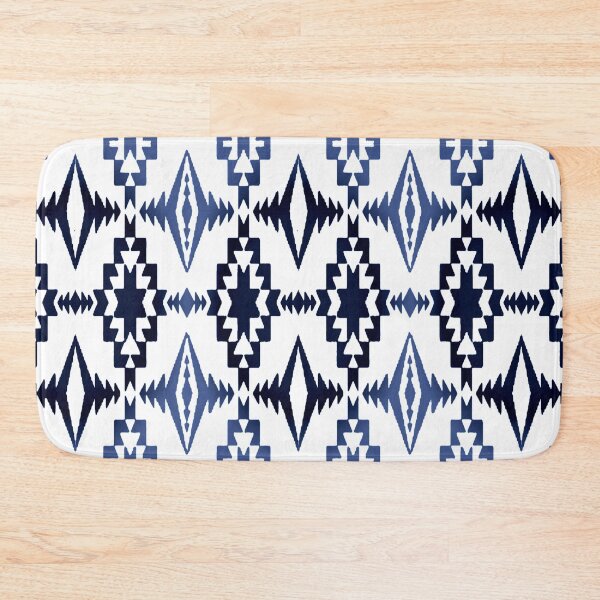 Item preview, Navy / Blue / White Gradient Native Print designed and sold by JMWCD.