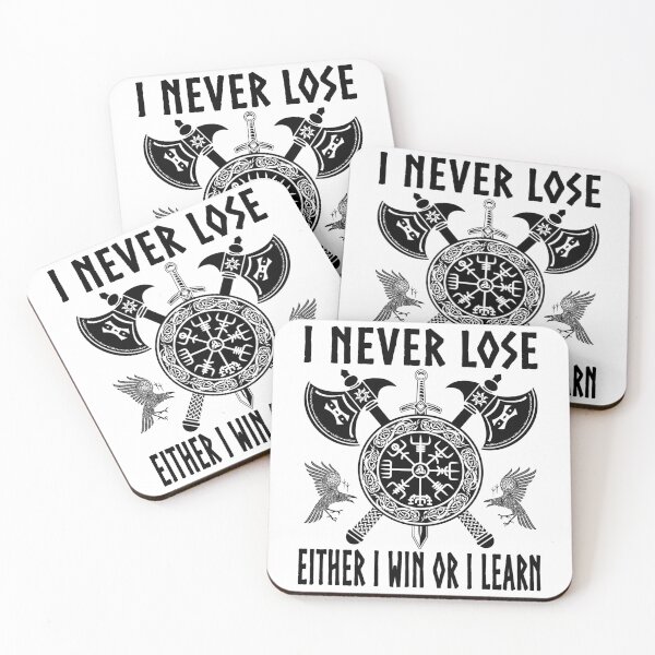 Item preview, Viking Warrior I Never Lose Either I Win or I Learn Vikings designed and sold by Dog-T-Shirts.