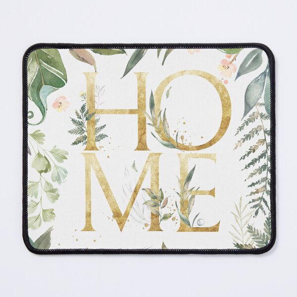 Item preview, Home botanical gold and green print designed and sold by hyggely.