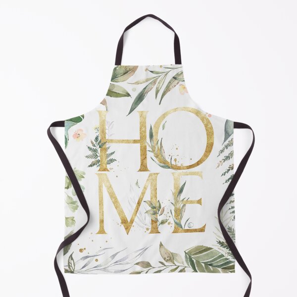 Item preview, Home botanical gold and green print designed and sold by hyggely.