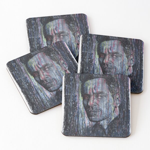 Item preview, Michael Fassbender - Hand Drawn Oil and Ink Portrait designed and sold by HRHildebrand.