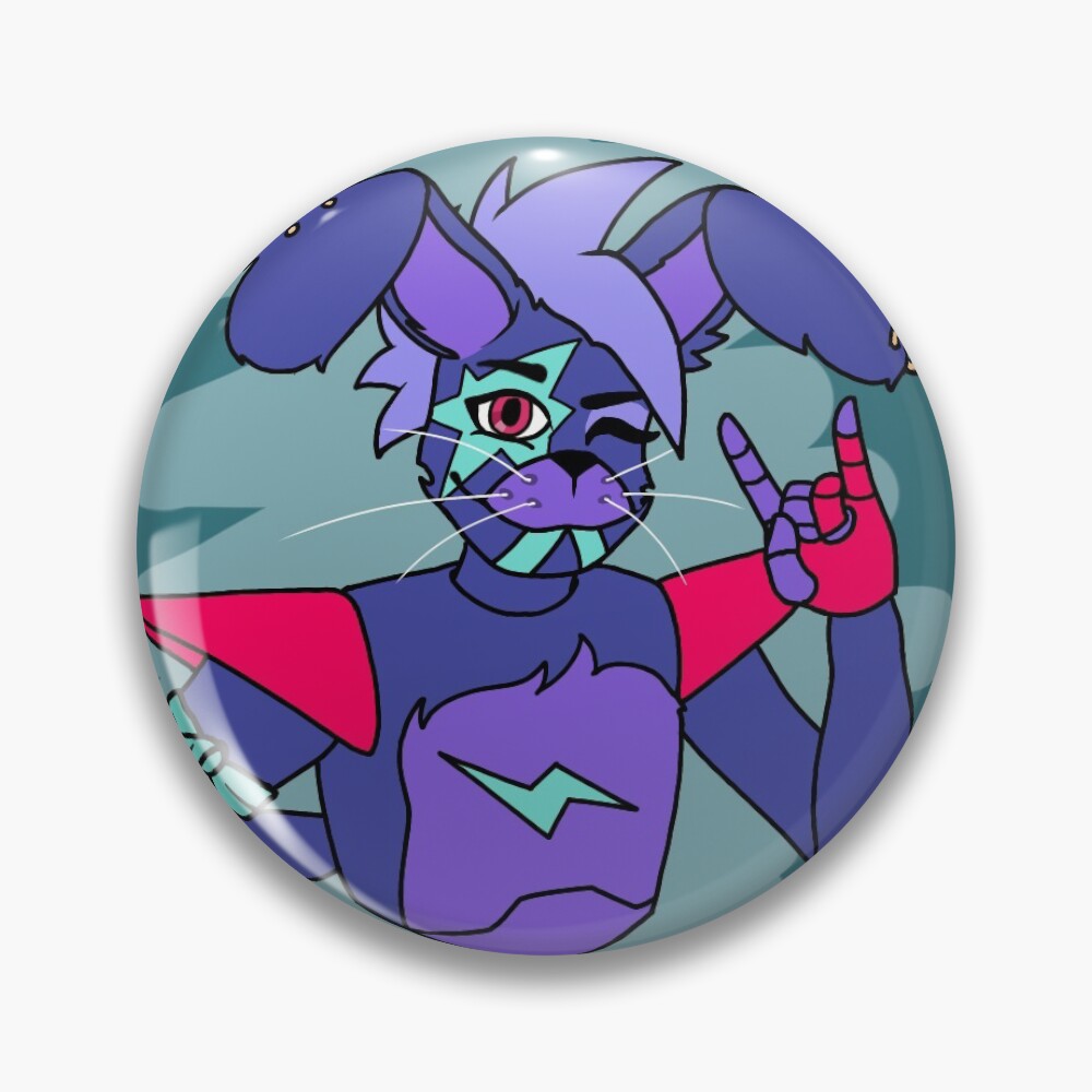 Printable Glamrock Bonnie 5x5 Sticker - JentasticArt's Ko-fi Shop