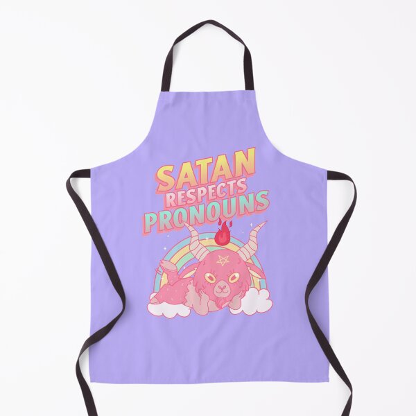 Aperçu de l'œuvre Satan respecte les pronoms créée et vendue par ForStrong.