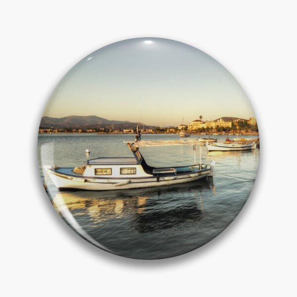 Item preview, Nafplion Harbour at dusk  designed and sold by hawkie.