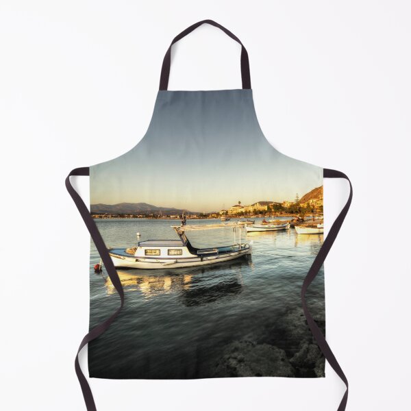 Item preview, Nafplion Harbour at dusk designed and sold by hawkie.