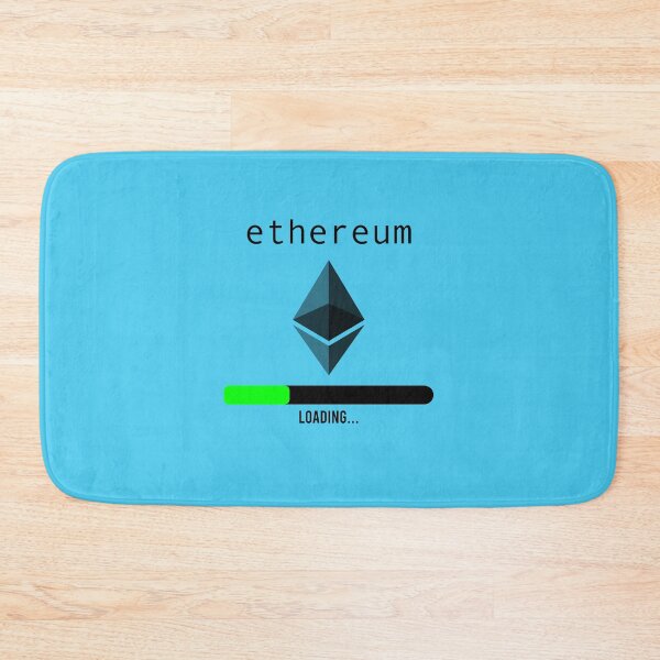 Item preview, ethereum crypto currency token Loading sticker logo gift for eth crypto lovers designed and sold by youssef9912.