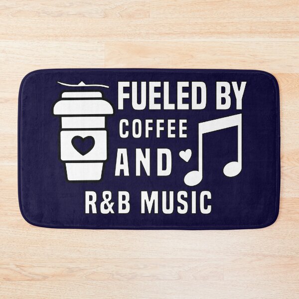 Item preview, fueled by coffee and R&B music designed and sold by Shorim.