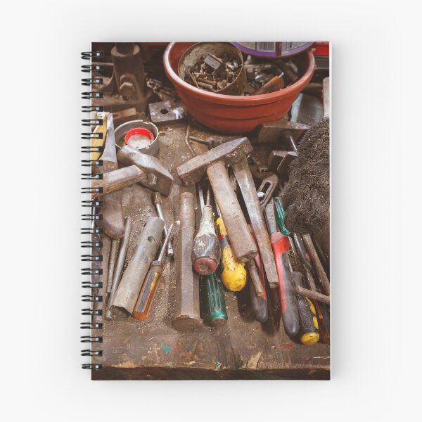 Item preview, Toolbox in old garage - retro style with vignette designed and sold by Lukasz Szczepanski.