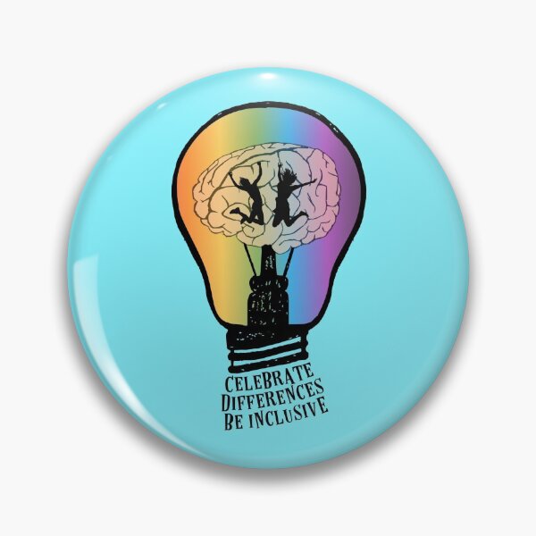 Item preview, Celebrate Differences Be Inclusive - Neurodiversity / Neurodivergence / Inclusiveness designed and sold by MJDezigns.