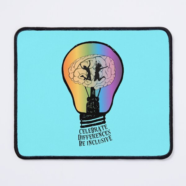 Item preview, Celebrate Differences Be Inclusive - Neurodiversity / Neurodivergence / Inclusiveness designed and sold by MJDezigns.