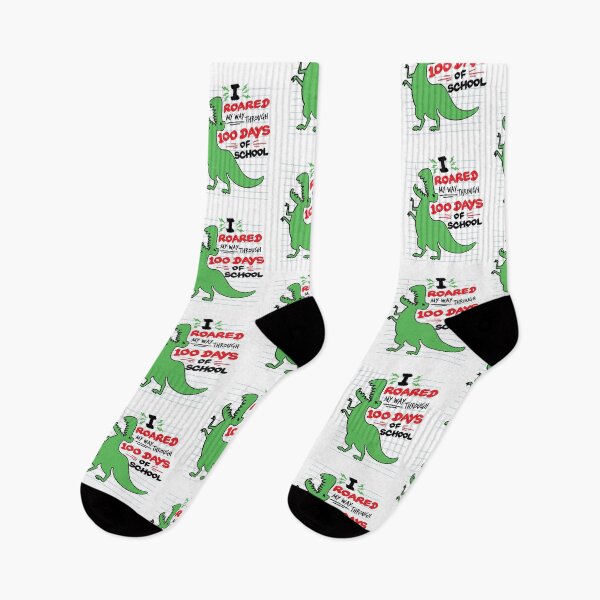 Item preview, I Roared Through 100 Days Of School Dinosaur designed and sold by jaygo.