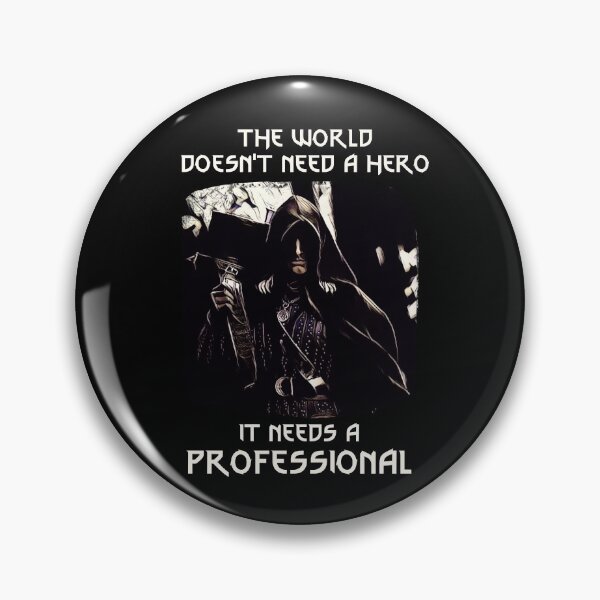 Item preview, The World Doesn't Need a Hero - It Needs a Professional designed and sold by Fenay Designs.