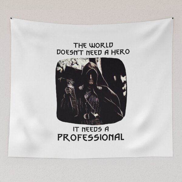 Item preview, The World Doesn't Need a Hero - It Needs a Professional designed and sold by Fenay Designs.