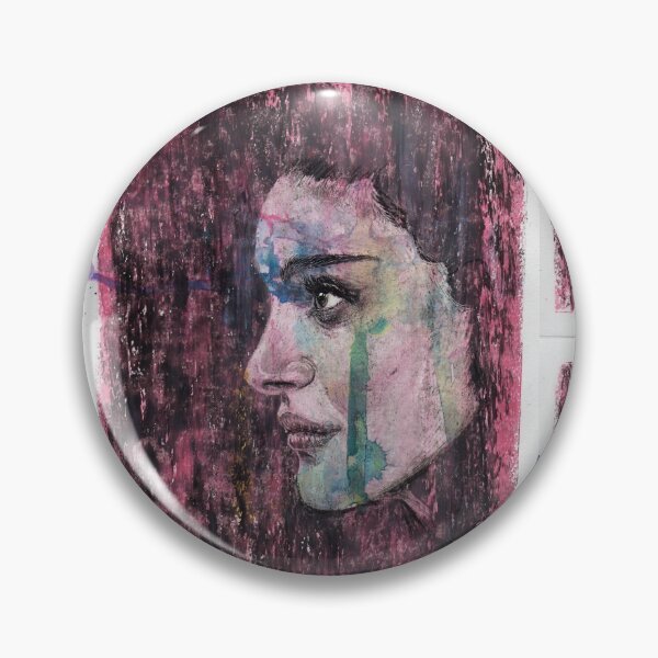 Item preview, Natalie Portman - Hand Drawn Oil and Ink Portrait designed and sold by HRHildebrand.