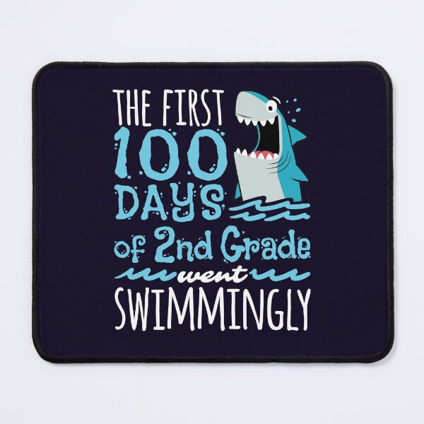 Item preview, The First 100 Days of 2nd Grade Went Swimmingly Shark designed and sold by jaygo.