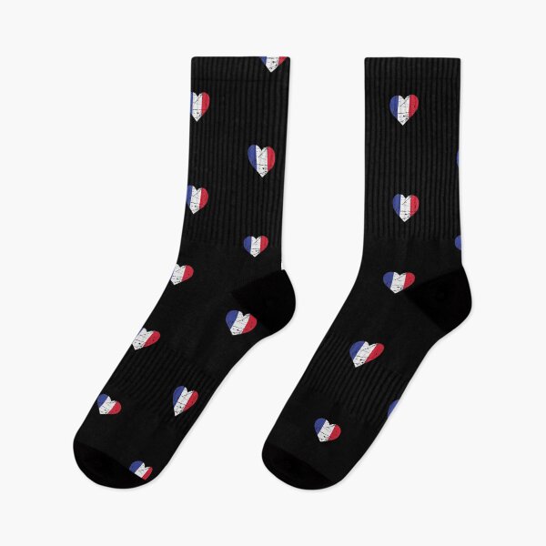 Item preview, French Heart Flag France Patriot Fan designed and sold by SuperFreshArt.