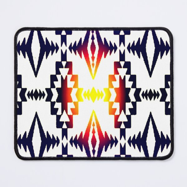 Item preview, White / Red / Yellow Gradient Native Print designed and sold by JMWCD.