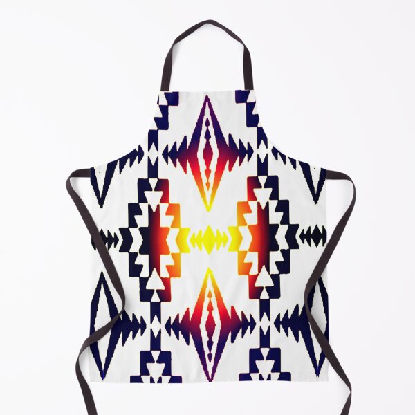 Item preview, White / Red / Yellow Gradient Native Print designed and sold by JMWCD.