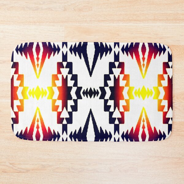 Item preview, White / Red / Yellow Gradient Native Print designed and sold by JMWCD.