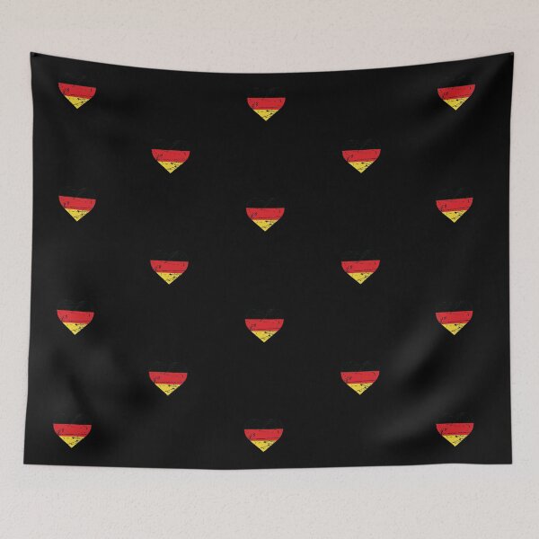 Item preview, German Heart Flag Germany Patriot Fan designed and sold by SuperFreshArt.
