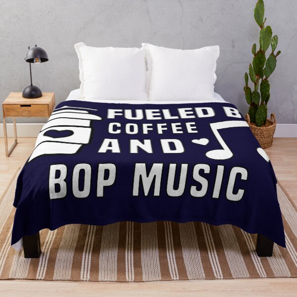 Item preview, fueled by coffee and bop music designed and sold by Shorim.