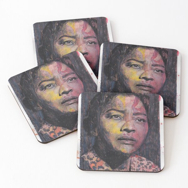 Item preview, Juanita Moore - Hand Drawn Oil and Ink Portrait designed and sold by HRHildebrand.