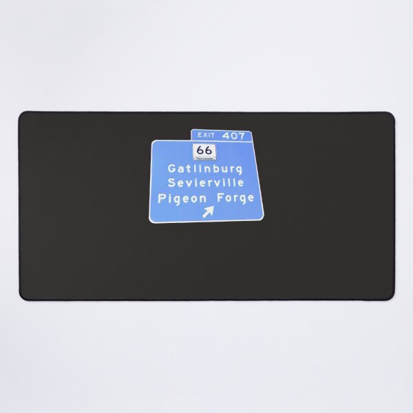 Item preview, Exit 407 Gatlinburg Pigeon Forge GSMNP Sticker designed and sold by AnjaDOpke.