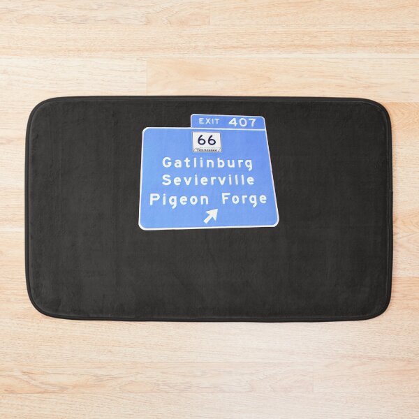 Item preview, Exit 407 Gatlinburg Pigeon Forge GSMNP Sticker designed and sold by AnjaDOpke.
