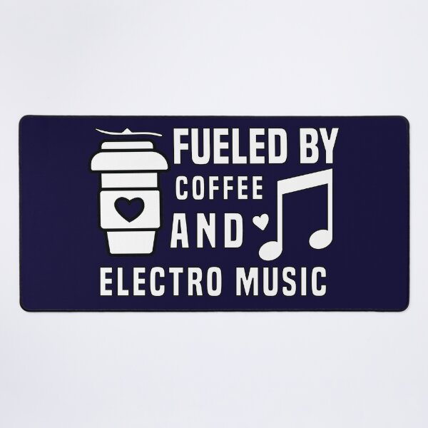 Item preview, fueled by coffee and electro music designed and sold by Shorim.