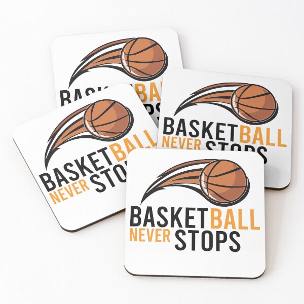 Item preview, Basketball Never Stops basketball gifts designed and sold by youssef9912.