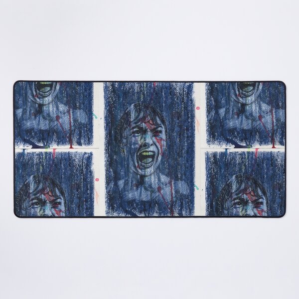 Item preview, Janet Leigh Psycho Shower Scene - Hand Drawn Oil and Ink Portrait designed and sold by HRHildebrand.